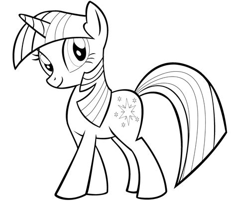 Free Printable Twilight Sparkle Coloring Pages